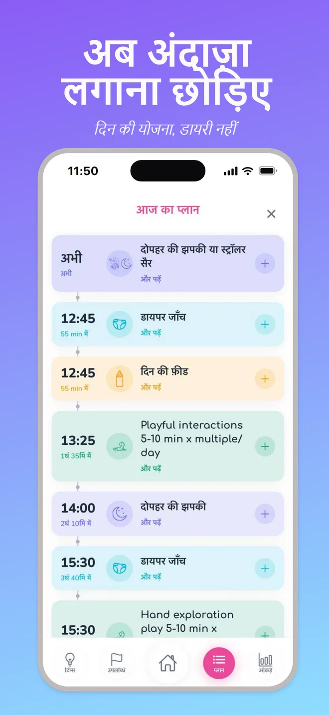 अब अंदाज़ा लगाना छोड़िए — दिन की योजना, डायरी नहीं